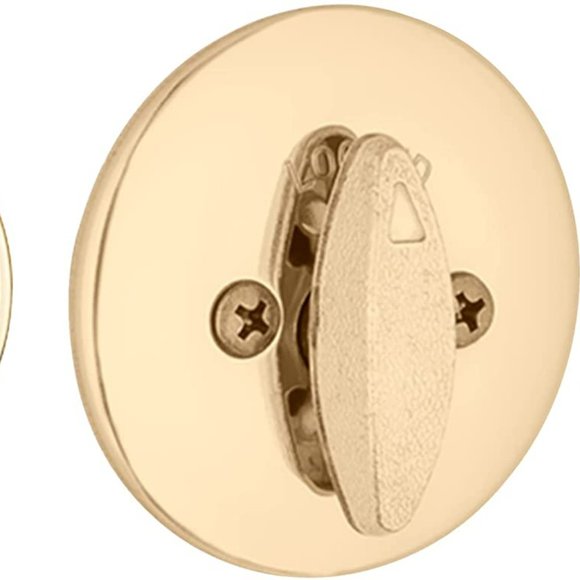 Kwikset 660 3 RCAL RCS Polished Brass single Cylinder Deadbolt - Picture 2 of 2